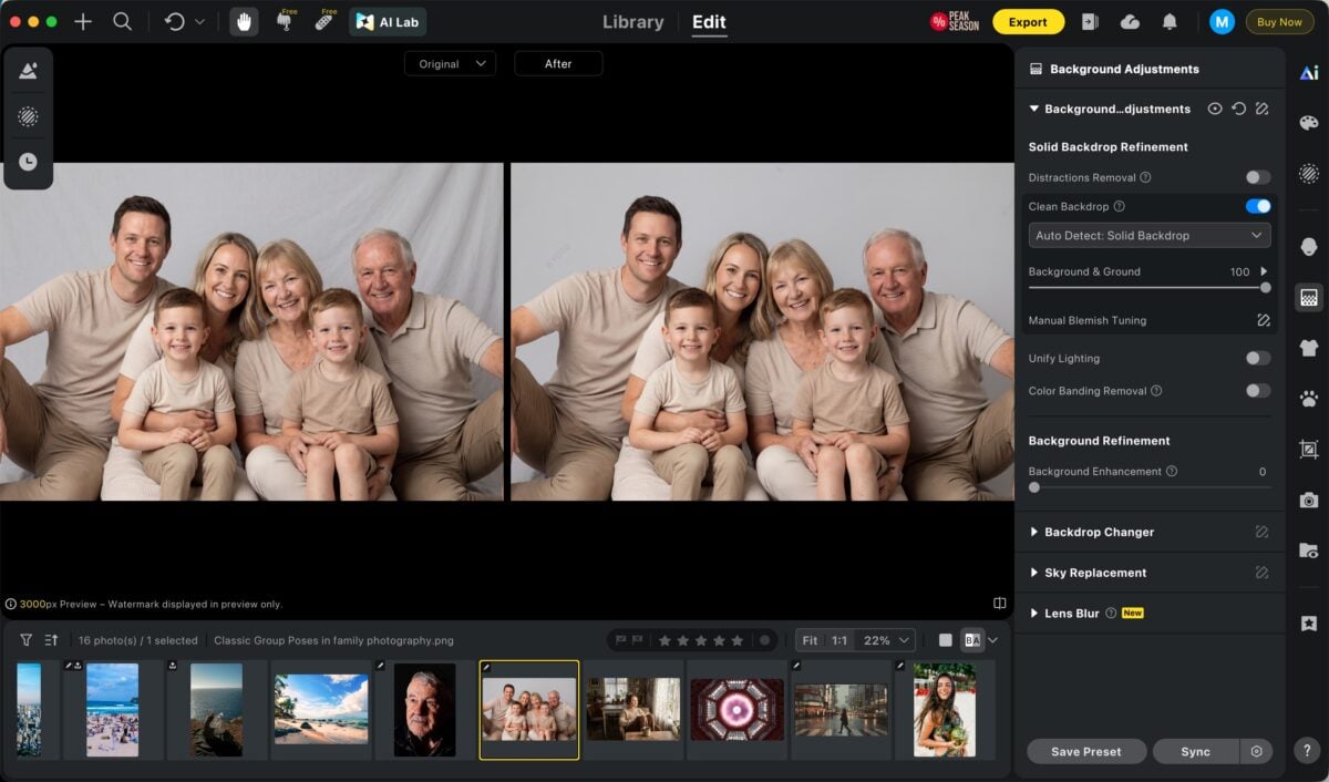 background Background Adjustments