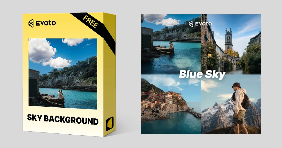 Blue Sky: Free Blue Sky Background for Evoto