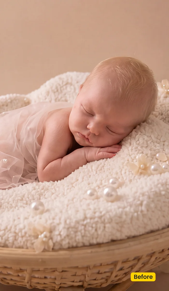 Infant Seashell 04 before Infant Seashell 04-before