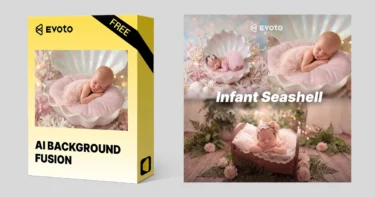 Infant Seashell Free Infant Photography Scene
