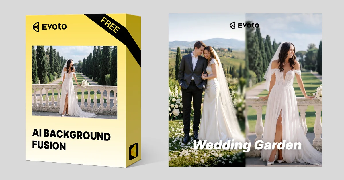 Wedding Garden: Free Garden Wedding Scene for Evoto