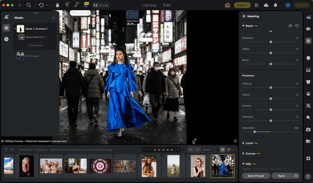 adjust saturation Adjust saturation