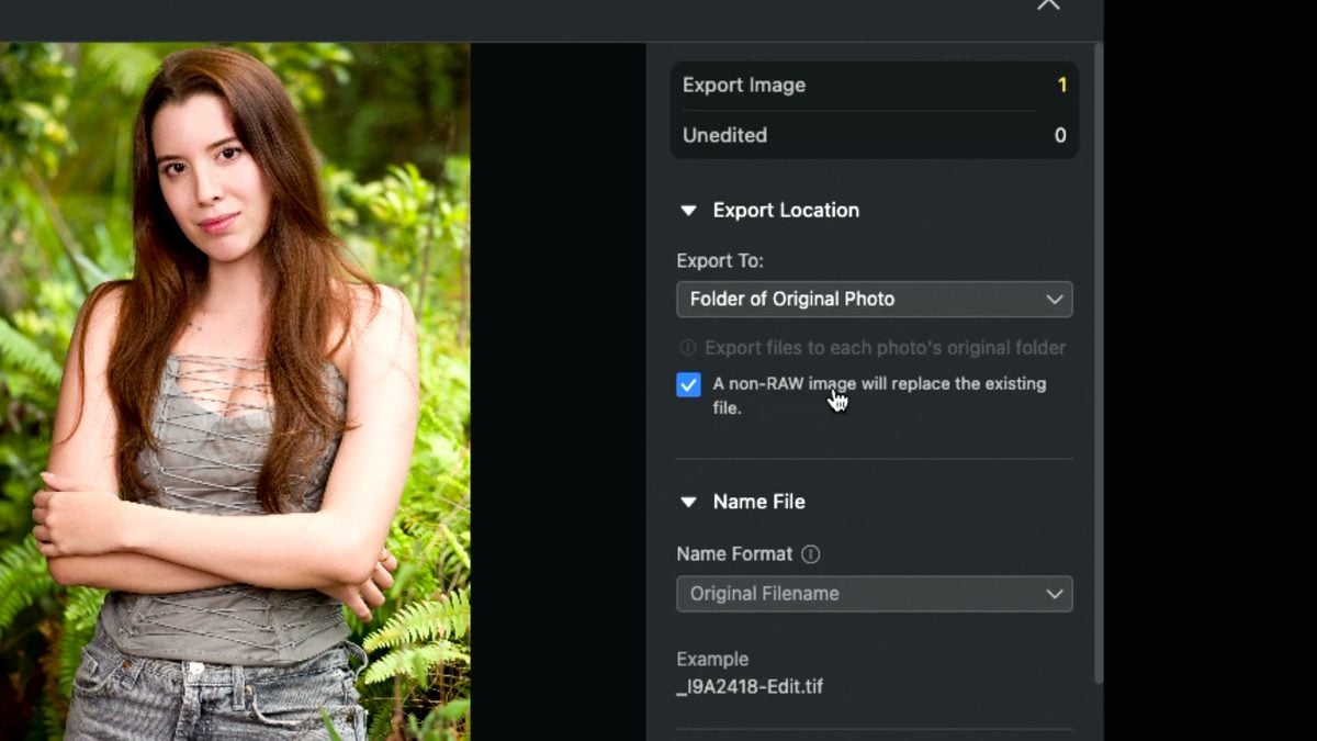 Use the Export Setting That Completes the Round Trip