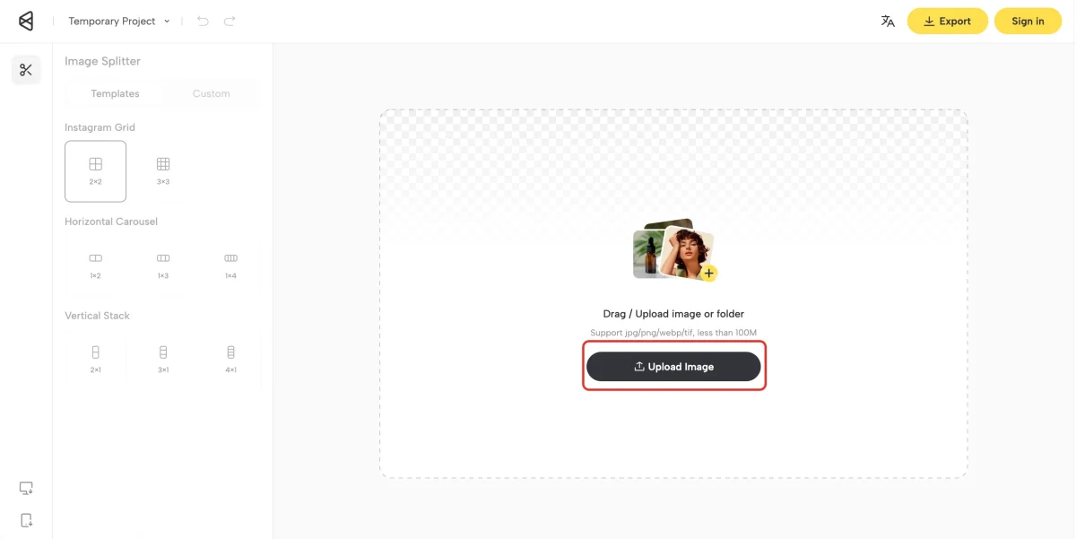 Upload the Master Image