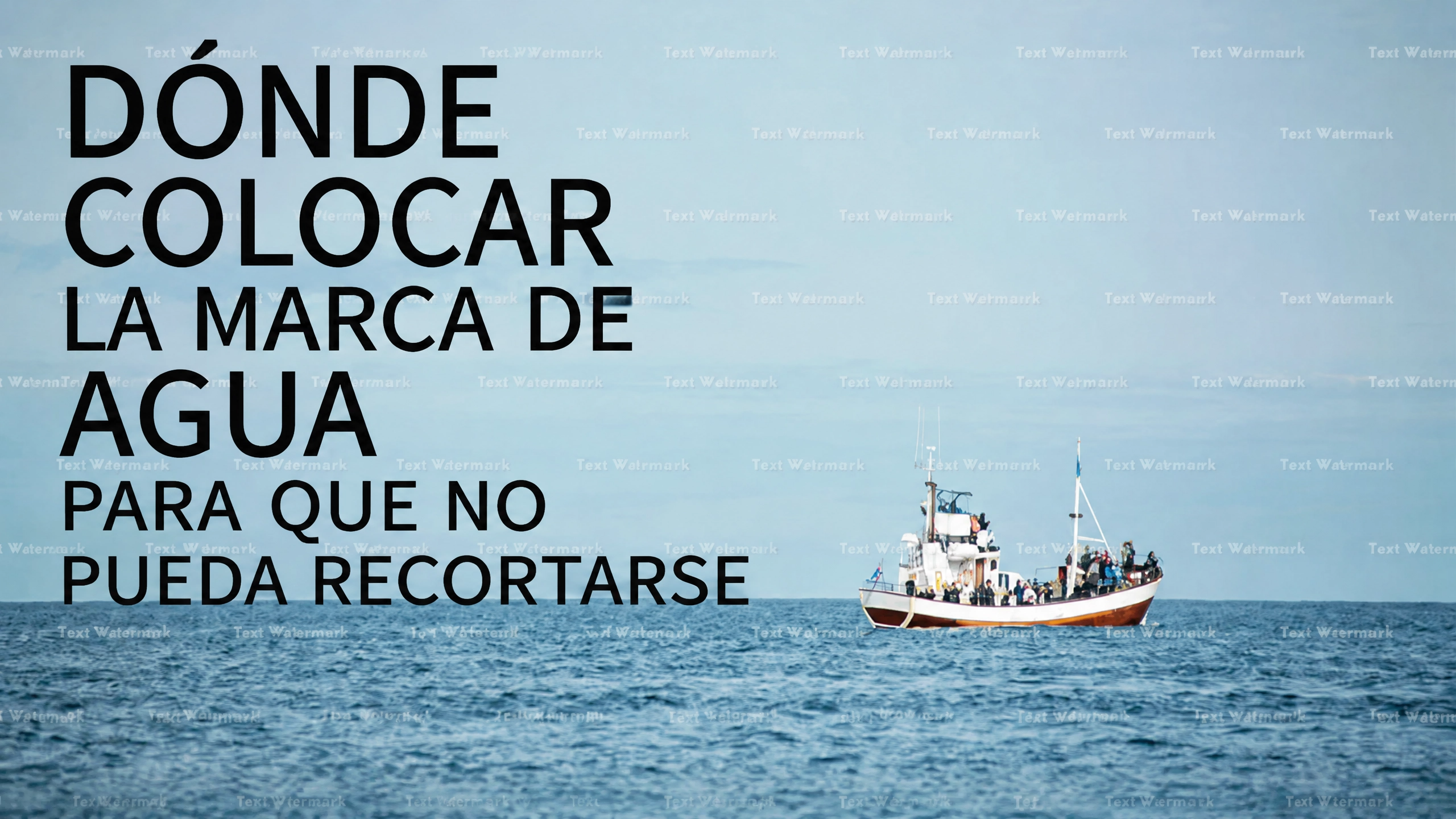 Dónde colocar marca de agua para que no puedan recortarla