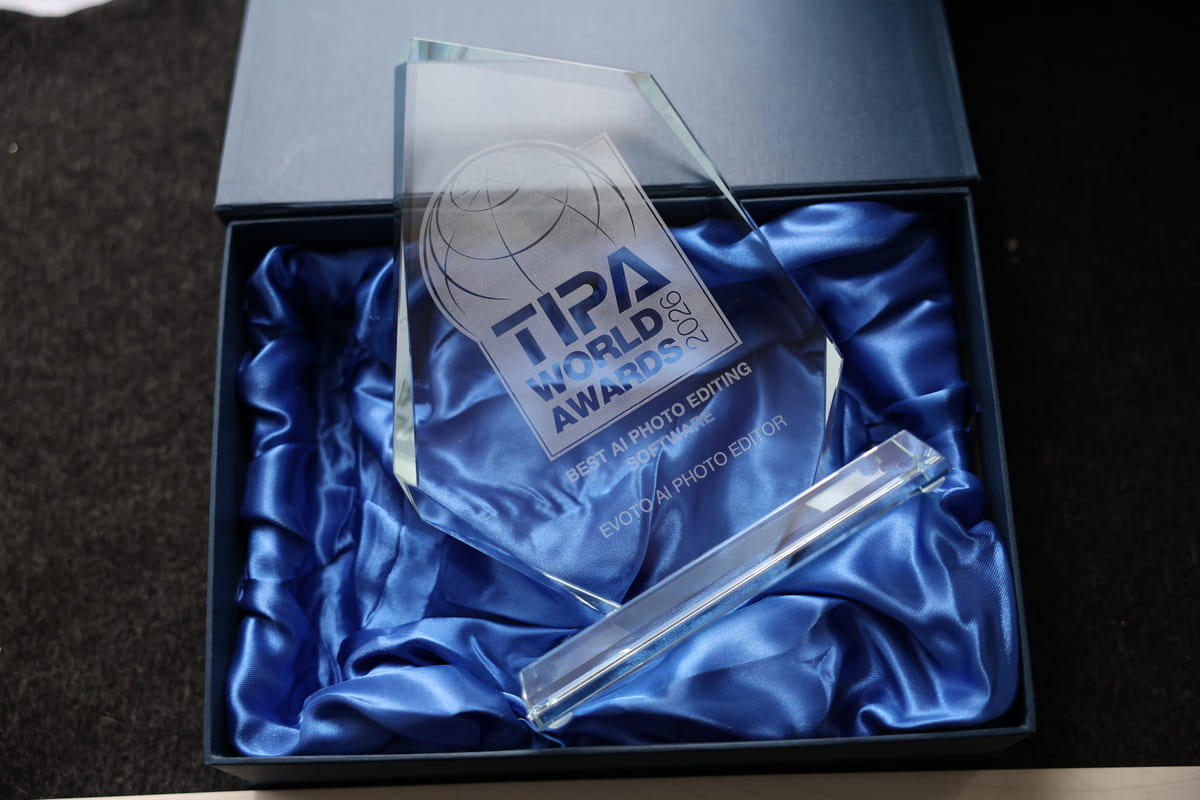 Evoto AI Photo Editor gewinnt den TIPA World Award 2026