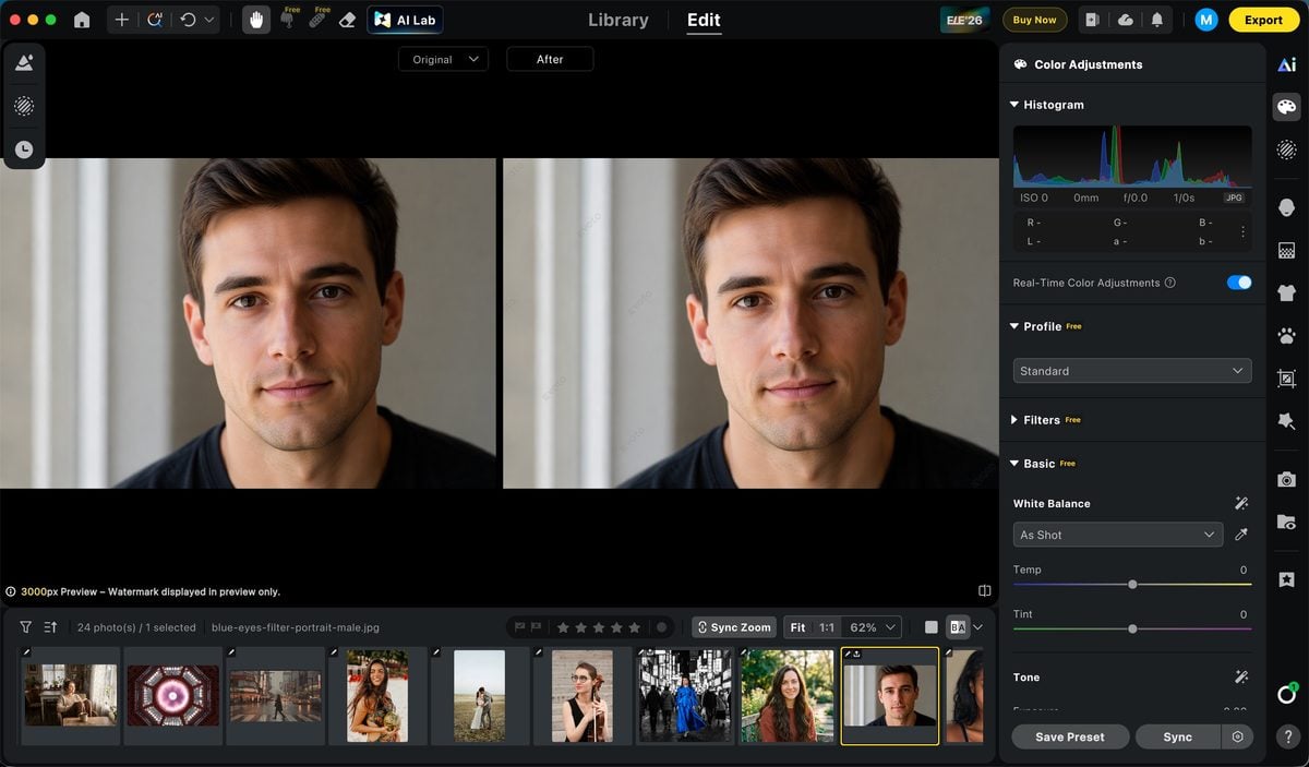 Import the picture 1 Import the picture