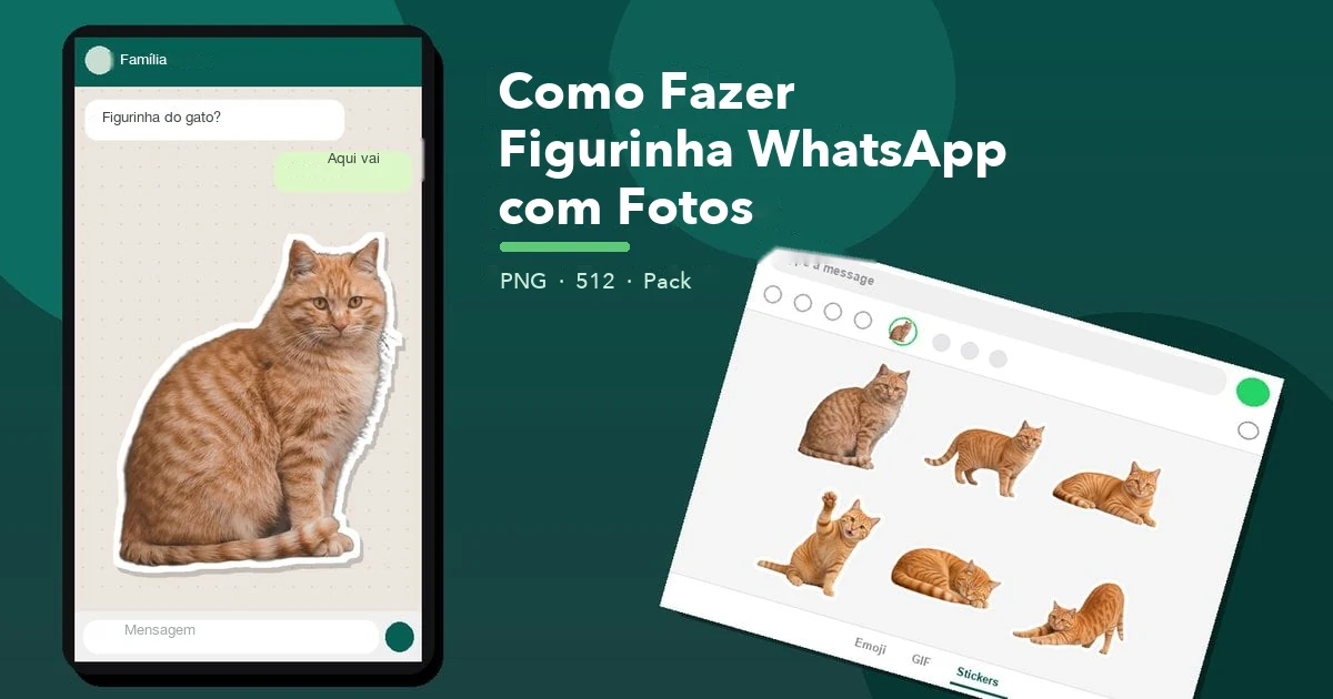 Como Fazer Figurinha WhatsApp: PNG, 512 e Pack