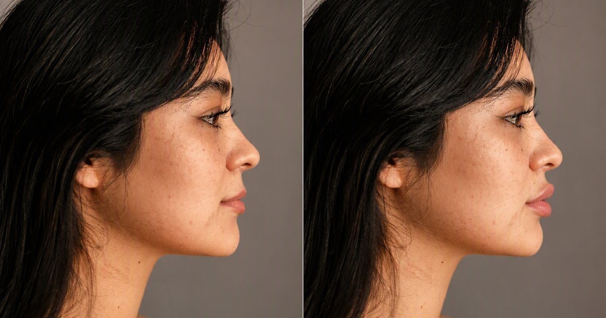 Lip Filler Side Profile Photos: Fix Fake Angled Lip Edits